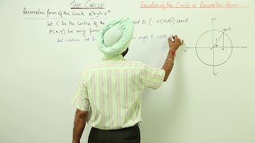 Free Topic l CBSE CLASS 11 MATH l The Circles | Equation of the Circle in Parametric form l L47