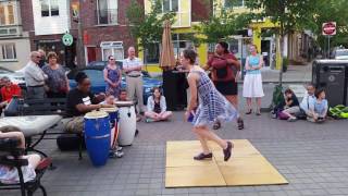 Pam Hetherington and LaTreice Branson at National Tap Dance Day at Passyunk Square(1) screenshot 5