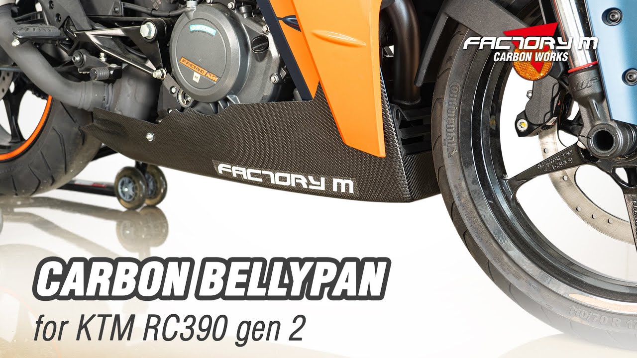 [FACTORY M] Carbon Bellypan for KTM RC390 gen2 Installation Guide