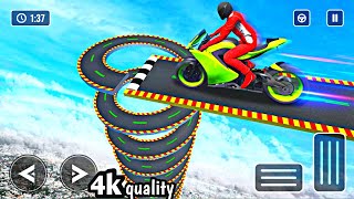 IMPOSSIBLE BIKE STUNTS SIMULATOR 3D _ New Android games _ Bike Stunt Gameplay screenshot 3
