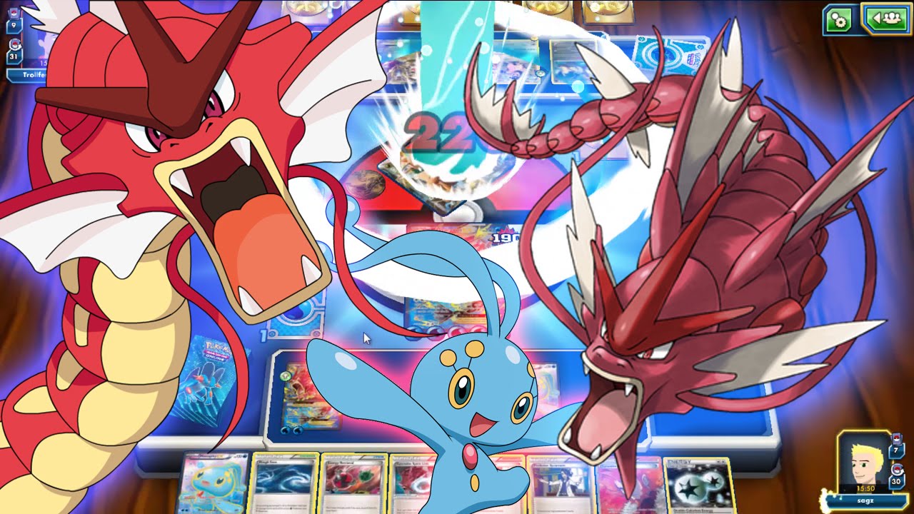 Mega Gyarados EX with turbo energized!!!