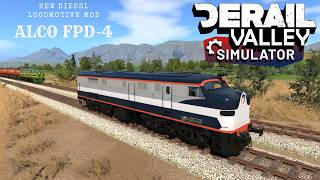 Derail Valley - The New ALCO FPD-4 Diesel Locomotive Mod Has Arrived To DVRT!!
