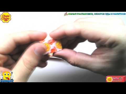 Распаковка и Обзор Еды Жевательная Резинка "CHUPA CHUPS" BigBabol со Вкусом Клубники, 22.5 г.