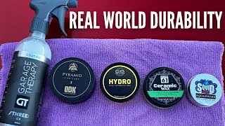 Durability Testing 5 Waxes and Sealants | 4 Month Real-World Test