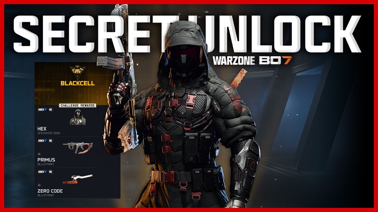 HIDDEN BlackCell Dark Ops Rewards for Season 5! ('Hex' Operator Skin & Mastercraft Blueprints)