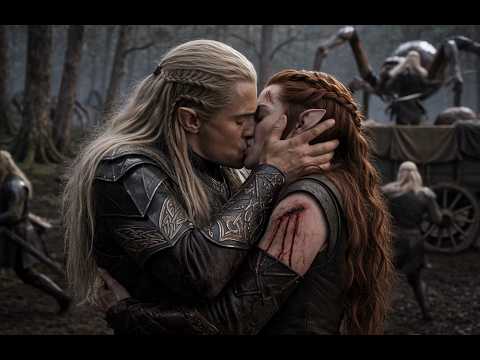 Legolas & Tauriel: the forbidden kiss we all wanted to see ;) | Forbidden Elven Tale