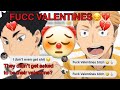 Haikyuu Text- FUCC VALENTINES 😔💔 || Valentine’s Day Special