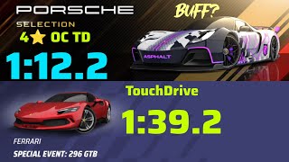 Asphalt  Unite • Ferrari 296 GTB stage 10 Event • Porsche  918 selection final stage TouchDrive Runs
