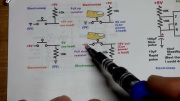 Pull Down Resistor Explained By Electronzap