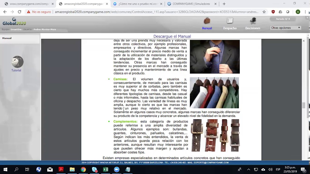 Sesión de Formación docente simulador Global2020