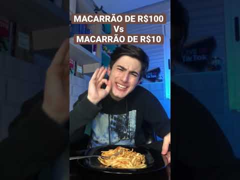MACARRÃO CARO vs