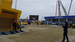 Video still for Komatsu Demo Area at bauma 2019