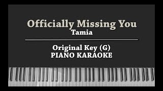 ly Missing You (KARAOKE PIANO COVER) Tamia with Lyrics