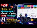 DAY 21 LIVE: Building a Real Management Information System (React + PHP Full Stack) - LEARNING REACT