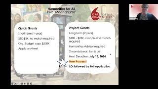 2024 Applicant Webinar | Humanities for All Project Grants