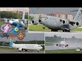 Spotting in Lviv | Canadian Air Force Boeing C-17A Globemaster III + (B767,B739, B738, AN24)