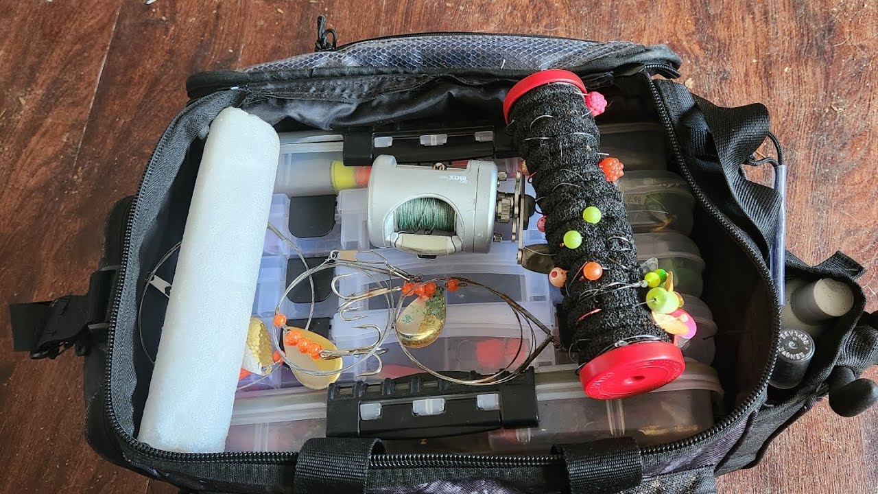 Steelhead fishing bag setup and rods setup YouTube