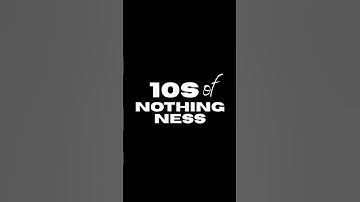 🛑 Stop scrolling. 👁️ Close your eyes. Take a 10s breath. A reset. A recharge. #10sofnothingness