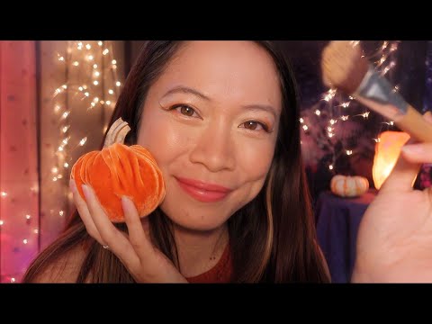 ASMR 🍂 Relaxing Spa Facial w/ Pumpkin Mask 🎃 🍠 🍃 A Fall Skincare Retreat