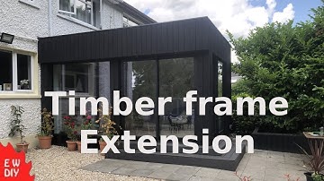 Timber frame extension   // Time-lapse of build video for YouTube//
