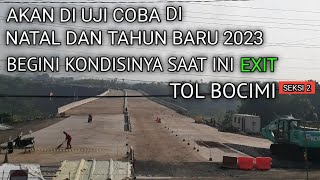 Exit Tol BOCIMI Terbaru 9 Desember 2022 | Uji Coba Natal Dan Tahun Baru 2023