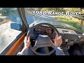 1988 Land Rover Range Rover - The English V8 Off Roader You Need to Drive (POV Binaural Audio)