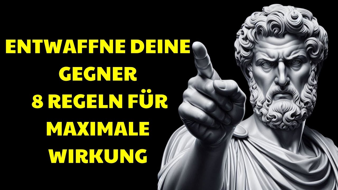 Wie man schwierige Menschen SOFORT mundtot macht  | Stoische