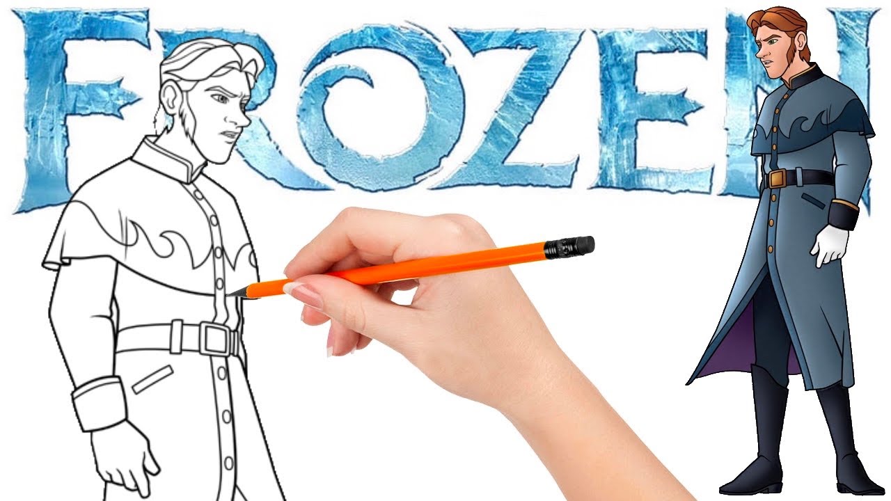 How To Draw Hans From Frozen, Prince Hans, Step by Step, Drawing Guide, by  Dawn - DragoArt