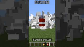 minecraft new mod grenade #minecraftshorts # Smbr comedy 72