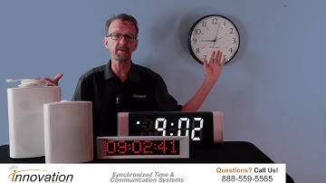 IP PoE Clocks and Speaker Systems