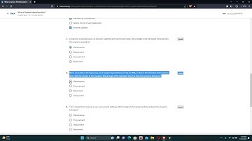 What is System Administration? week 1 quiz answers Coursera | Google IT Support