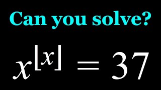 An Exponential Floor Equation