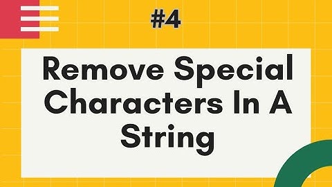 String program#4 Remove Special Characters In  A String  | Java interview question | by Naren