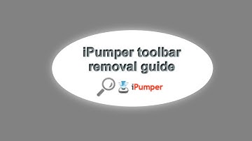 iPumper toolbar removal guide
