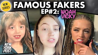 Woah Vicky pretended to be black for TikTok clicks | Famous Fakers