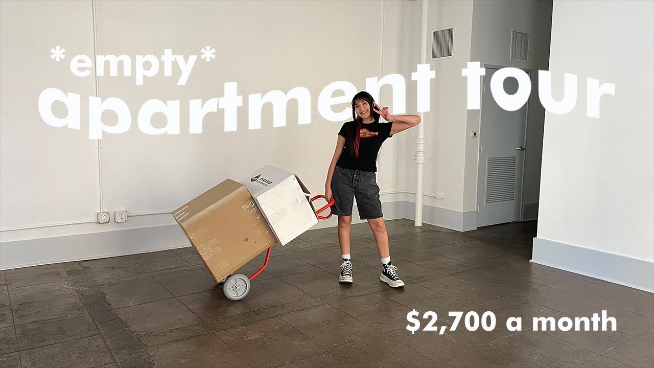 my EMPTY $2,700 LA apartment tour