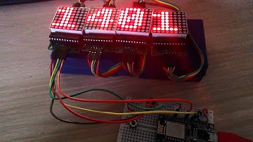 8x8 Matrix LED clock v2