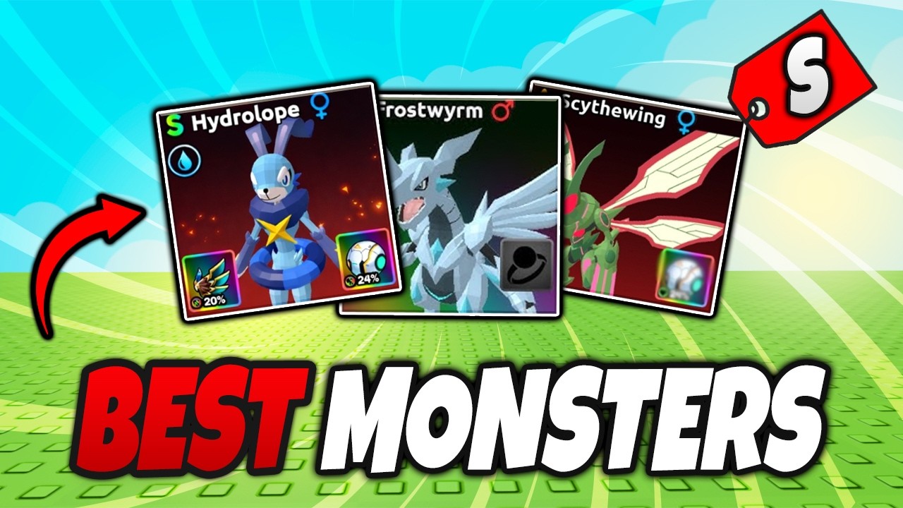 BEST MONSTERS Tier List in CATCH A MONSTER Roblox - Scythewing Update ...