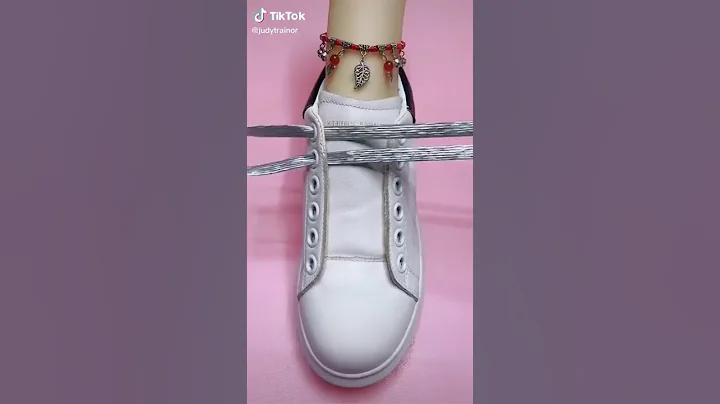 Cara mengikat tali sepatu yg unik..