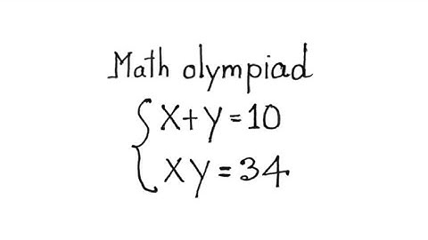 Germany | Can you solve? | A Nice Math Olympiad Questions (x,y)=?