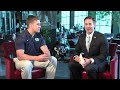 2014 #CAAFB Media Day Live -- Villanova's QB John Robertson