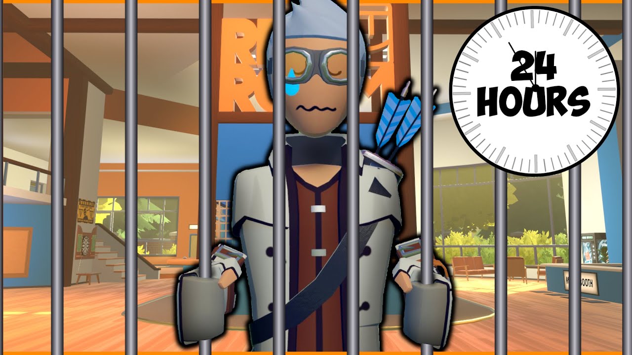 I LOCKED MYSELF IN REC ROOM VR FOR 24 HOURS! - YouTube