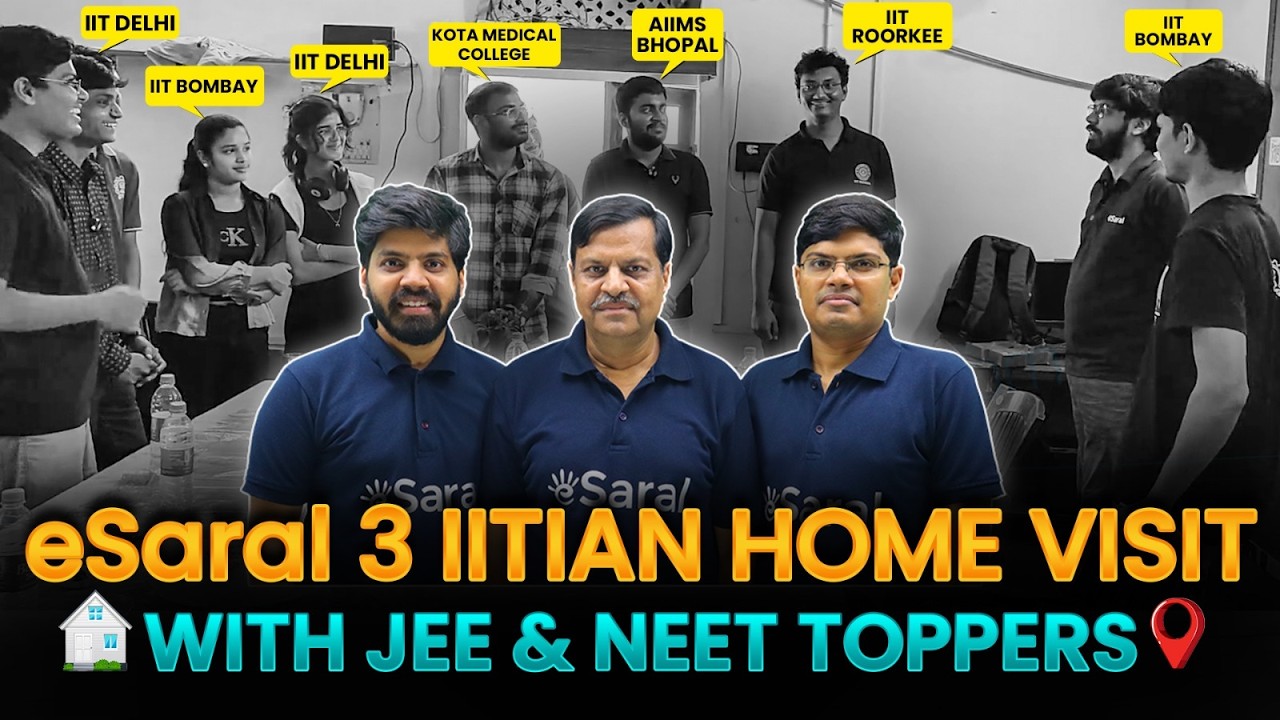JEE & NEET Toppers Visit at eSaral IITians Home in Kota 😱| JEE & NEET Aspirants Must Watch..!!