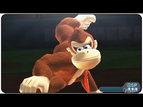Mario Sports Superstars (3DS) - All Characters Special Batting (Baseball)