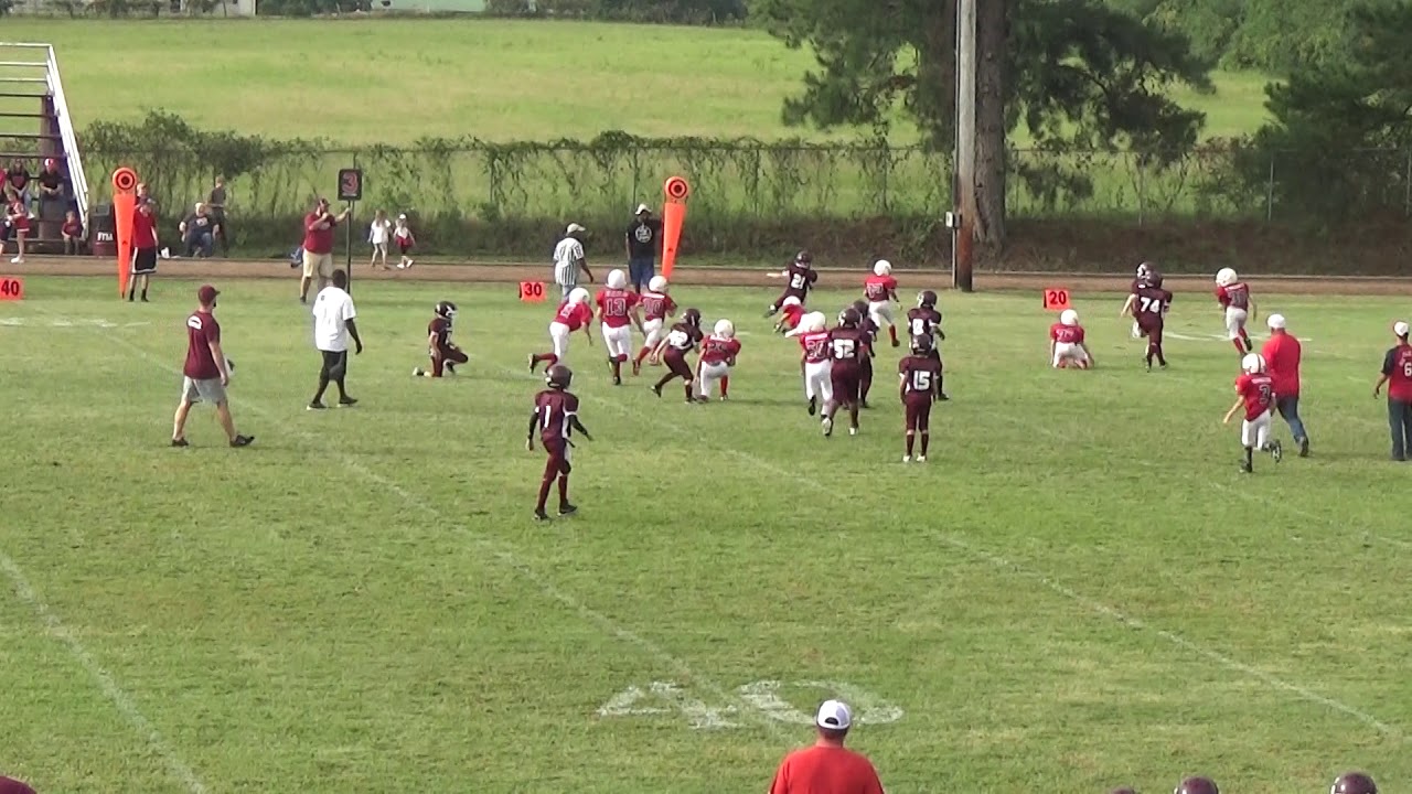 Connor Poole 35 yard touchdown run vs Horatio - YouTube