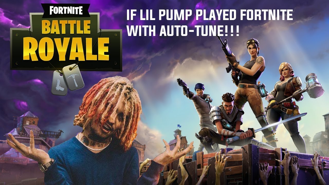 Singing with AUTO-TUNE on FORTNITE! [Lil Pump]