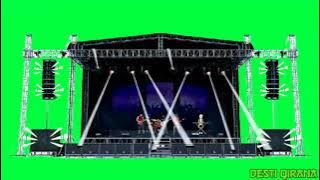 green screen animasi panggung dangdut
