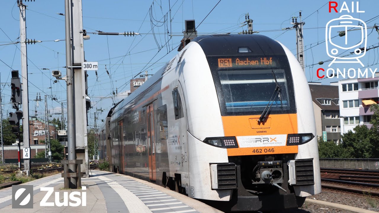 ZUSI 3 - RAILConomy | RRX Rhein-Ruhr-Express nach Aachen Hbf | Desiro HC | RAILConomy #1