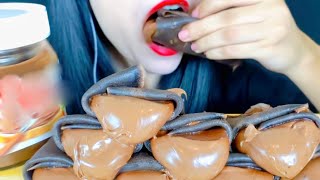 ASMR Delicious Nutella Rolls Eating, Mukbang @hesasmr