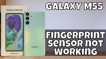Samsung Galaxy M55 Fingerprint Sensor Problem || Fingerprint Sensor not Working